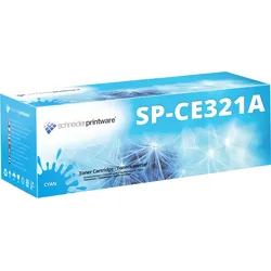 Hochleistungstoner 35% mehr Leistung ersetzt HP 128A / CE321A Cyan