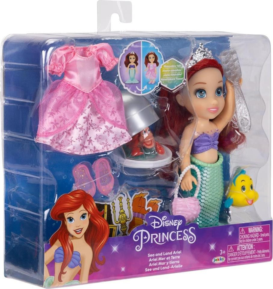 Disney prinses Ariel pop uit de serie Sea to Land, 15 cm
