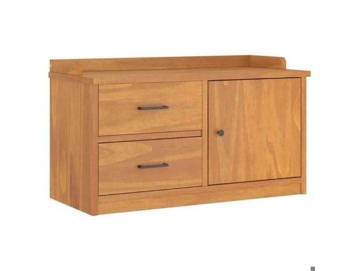 BEST-HOME Banc de couloir banc d'entrée banc à chaussures SANDNES 87x40x50 cm bois de pin massif 1parcel4064