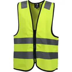 Horka, Warnweste, Weste mit fluoressents und reflektierendem Reissverschluss (S)