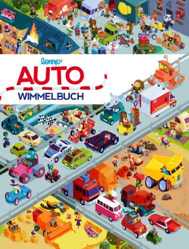 Stephan Lomp - Auto Wimmelbuch: Das große Wimmelbilderbuch mit Bagger, Müllauto, Feuerwehr, Polizei, Blaulicht und Tatütata und vielen Fahrzeugen mehr - Preis vom 16.10.2026 11:41:07 h