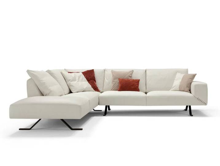 moebeloutlet.de Ecksofa Ecksofa Moebel Outlet.de – Echtleder, Made in Italy mit Garantie