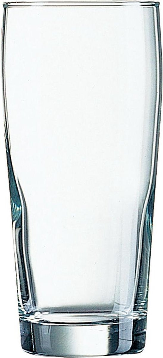 Arcoroc Willi Becher bierglazen, 12 stuks, 33 cl