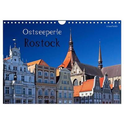 Ostseeperle Rostock (Wandkalender 2027 DIN A4 quer), CALVENDO Monatskalender