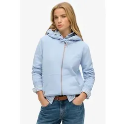 Superdry für Damen. W2012358A Essential Sweatshirt blau (XL), Lässig, Baumwolle, Nachhaltig