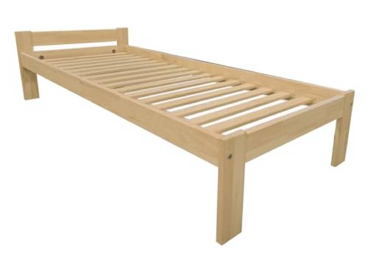 PROSBUD Bett 80x190 cm Bettrahmen Bettgestell Kiefernholz Naturfarbe