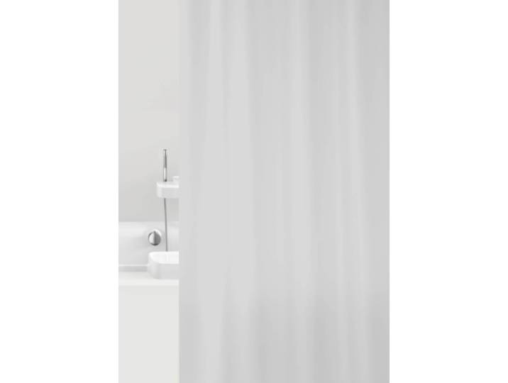 Duschvorhang Impressa Polyester PVC Grau/Grau 180 x 200cm
