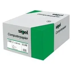 Sigel, Kopierpapier, DIN-Computer paper (2000 Blätter, 60 g/m2)
