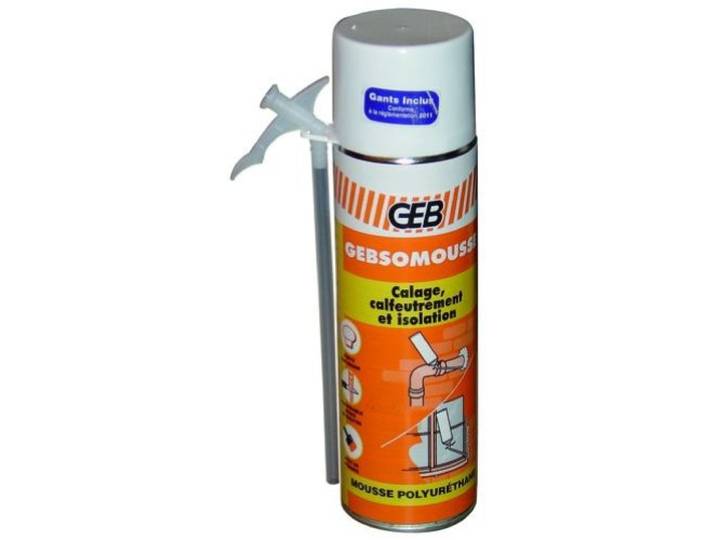 GEB 813266 Gebsomousse Mousse polyuréthane de calage/calfeutrement/isolation Aérosol 500 ml