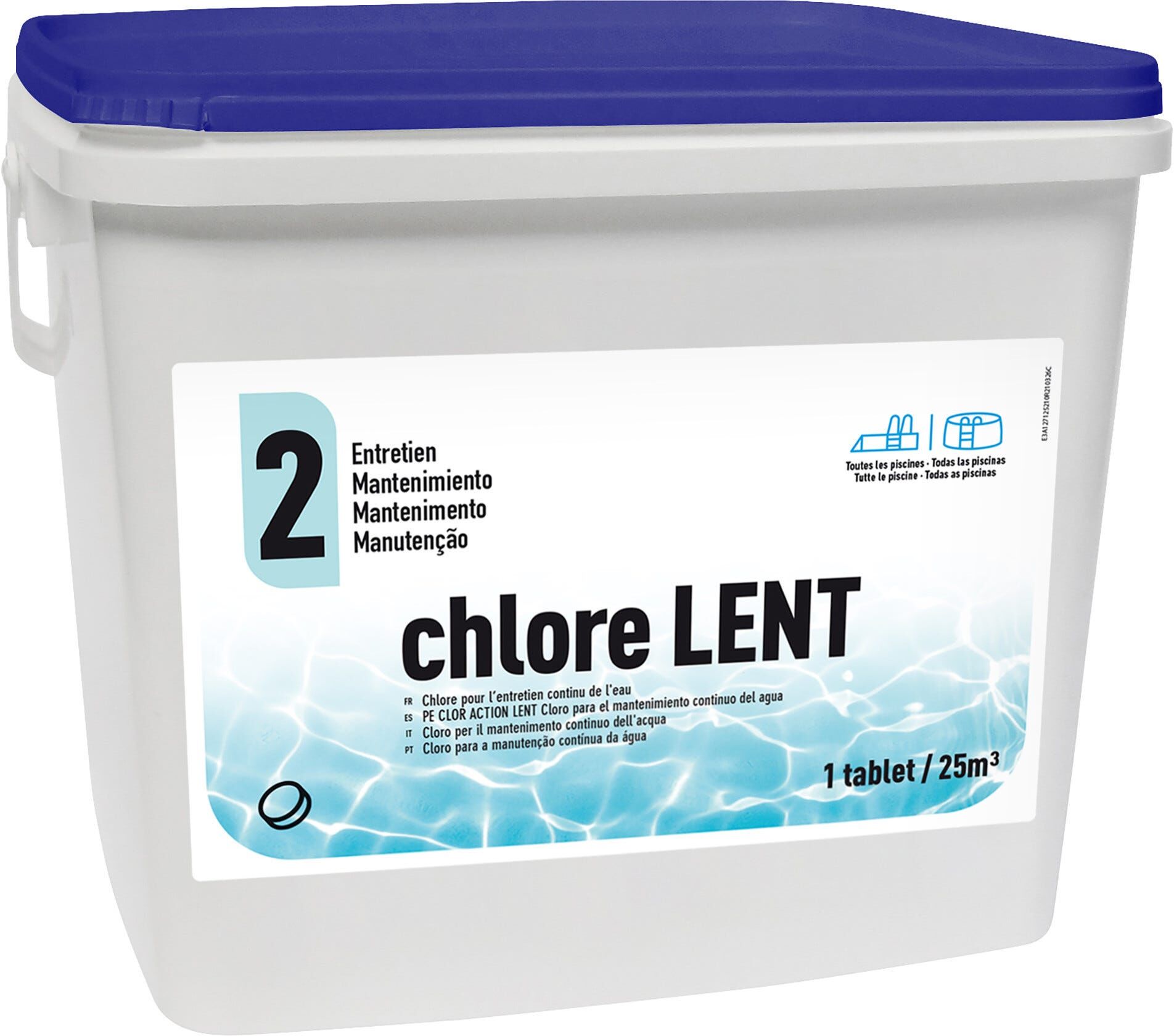 Gre' CLORO LENTO GRE ECO IN PASTIGLIE 250 g CONFEZIONE 10 kg PER PISCINE