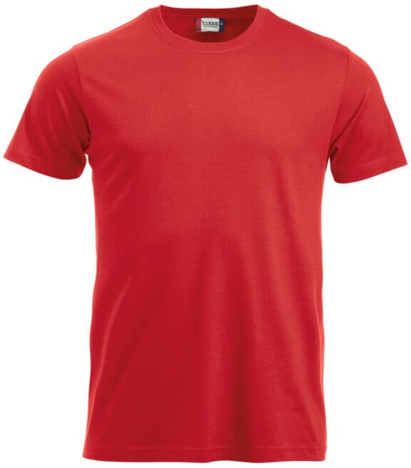CLIQUE T-shirt Classic-T, rouge, Taille unisexe: S (029360-35-4)