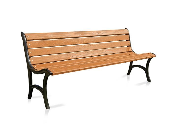 GUSTL Gartenbank, Material Massivholz Lärche, Metallgestell