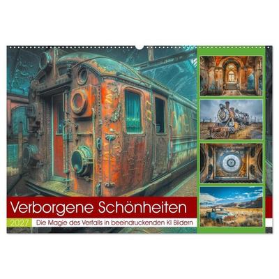 Verborgene Schönheiten (Wandkalender 2027 DIN A2 quer), CALVENDO Monatskalender