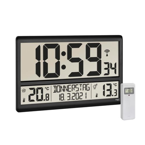 TFA 60.4521.01 Funkuhr mit Außen- und Innentemperatur