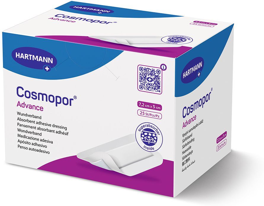 Cosmopor Advance Wundverband 5x7,2 cm 25 St Verband