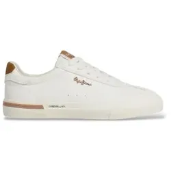 Pepe Jeans für Damen. PLS300030 Sneaker Kenton Essence gebrochenes Weiß (42), Wohnung, Schnürsenkel, Lässig