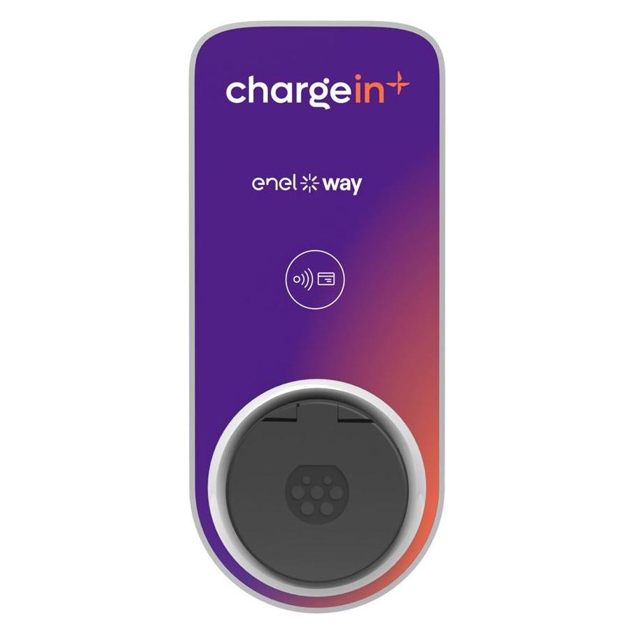 No Name Enel X JuiceBox Plus 3.0 Steckdose Typ 2 22kW dreiphasiges WLAN + Mobilfunk mit Global SIM MVNO RF (Typ 2, 22 kW) (3448)