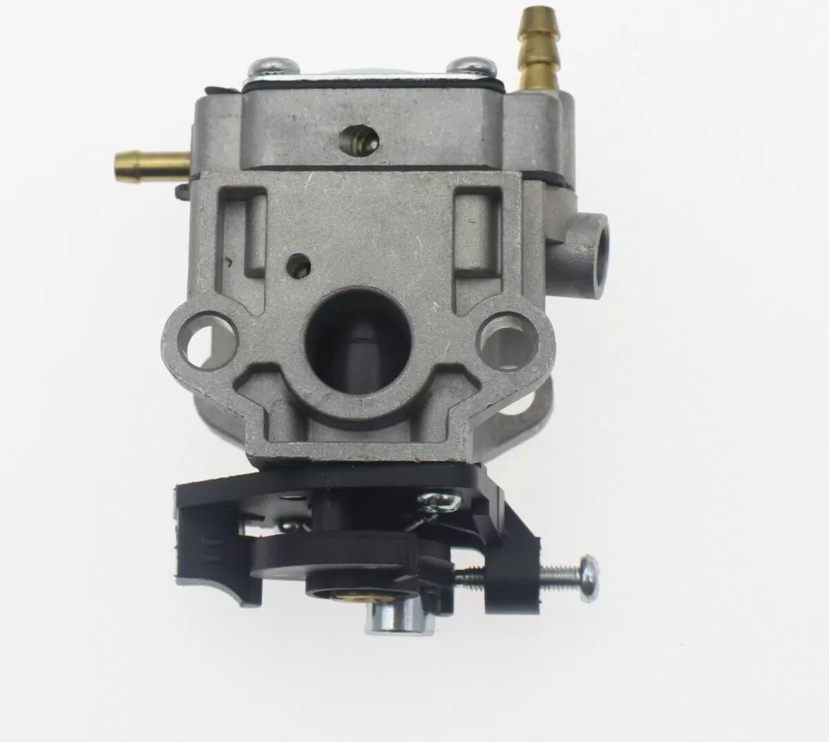 INF Vergaser-Teilesatz für Rasenmäher 52cc, 49cc, 43cc – Aluminium-Vergaser mit Zündkerze & Kraftstoffleitung