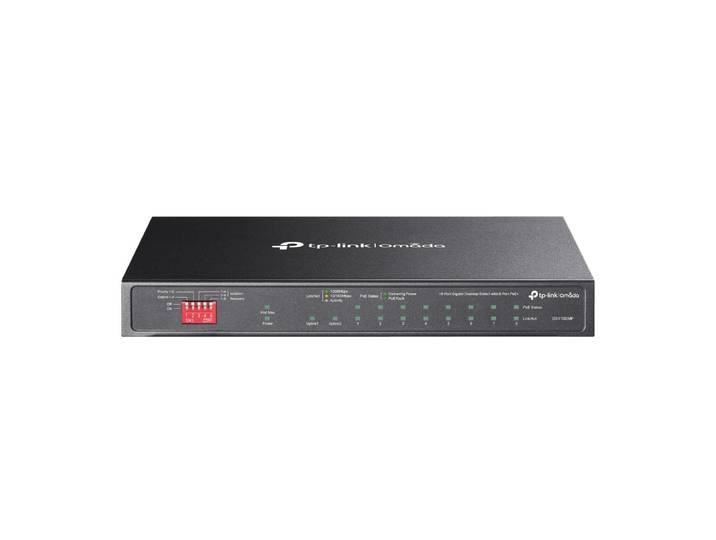 TP-Link Omada DS110GMP, Non-géré, Gigabit Ethernet (10/100/1000), Full duplex, Connexion Ethernet, supportant l'alimentation via ce port (PoE), Montag