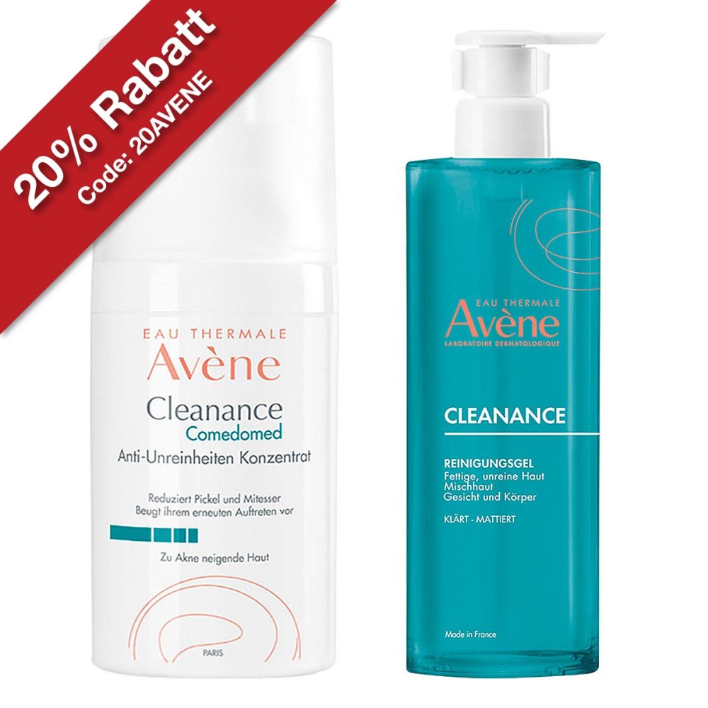 Avène Cleanance Reinigungsgel+ Comedomed Anti-Unreinheiten Gel 08105097