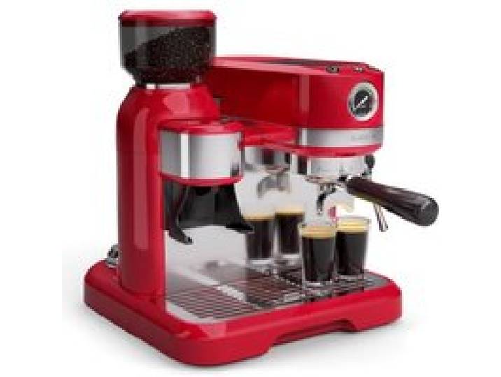 Bella Café 1550W 20bar Machine Expresso Rouge