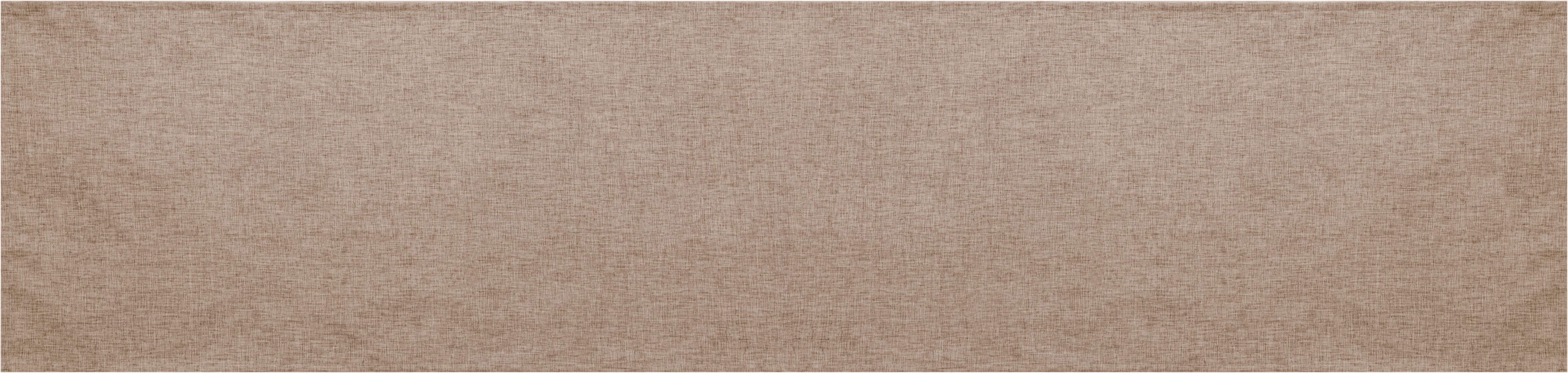 Tischläufer GOODPRODUCT "Ozzie, 1 Stück in Leinenoptik, verschiedene Grössen, Dekoration", beige (taupe), B:180cm L:40cm, Polyester, Tischdecken, Tischläufer, Formstabil & pflegeleicht, gewebtes Design, uni, Dekoration, Esszimmer taupe B/L: 180cm x 40cm, 