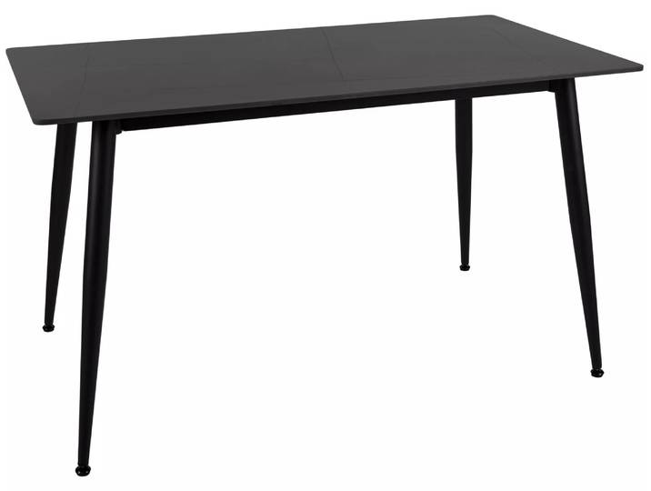 Esstisch RION 130x70 cm mit Keramikplatte, schwarzer Marmor