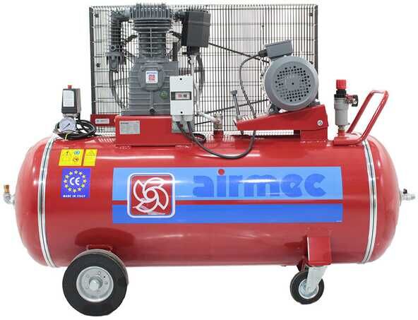 Airmec CR 304 K28+S - Compresseur d'air à courroie - Moteur électrique triphasé - cuve 270 L
