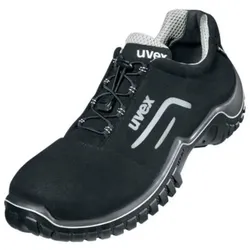 uvex motion style Sicherheitsschuh Halbschuhe S2, schwarz/silber schwarz/silber 50 - 6978850 - schwarz/silber