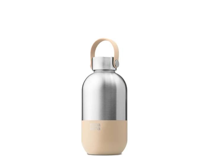 Trinkflasche Edelstahl auslaufsicher 500ml Chai Beige