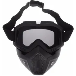 Le Motard Bleu, Motorradhelm Zubehör, die verrückte maske mit rauchmaske