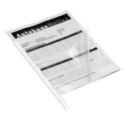 DURABLE Klemmschienen DIN A4 0.6 cm weiß