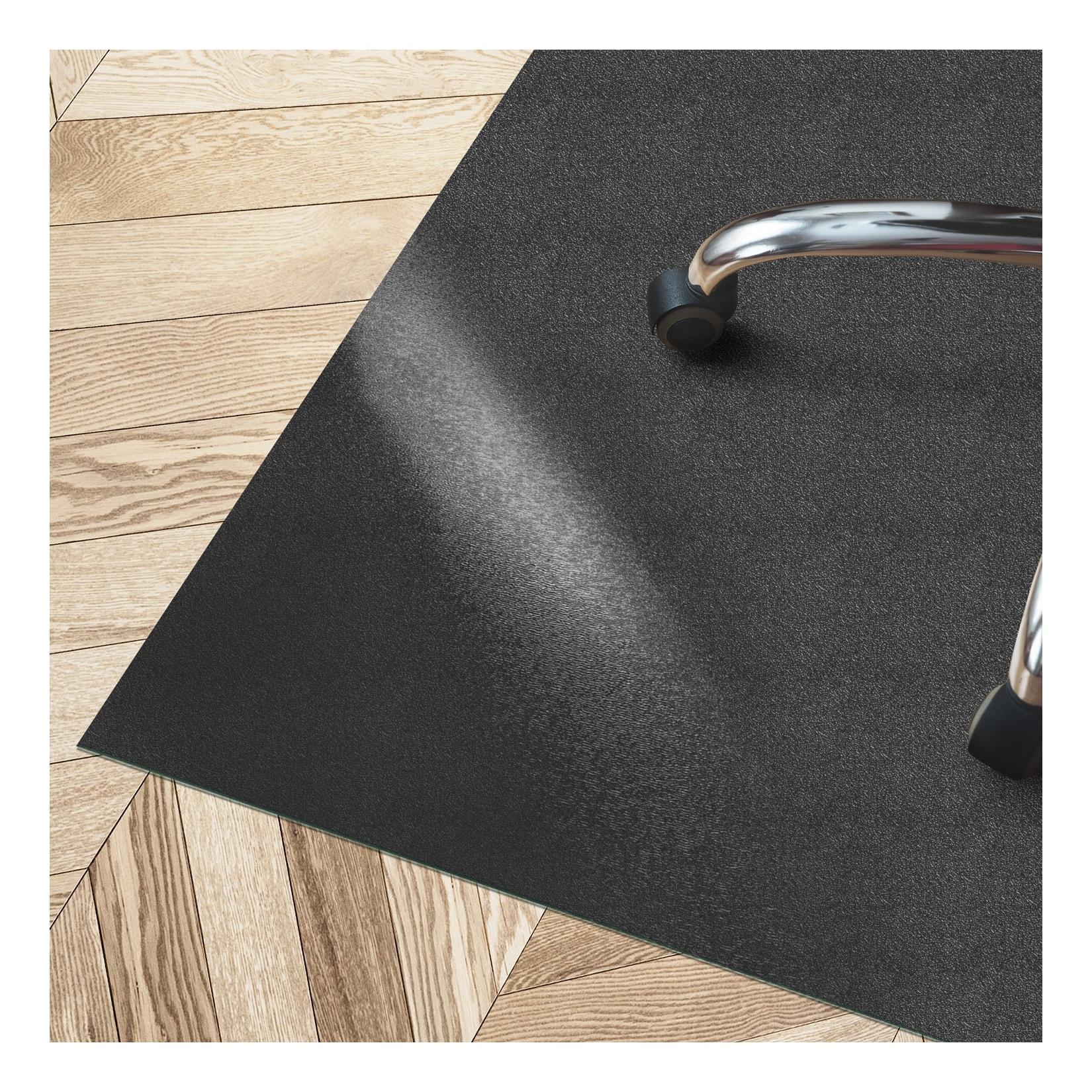 floordirekt Bodenschutzmatte mit abgeschrägter Kante Kleopatra Schwarz