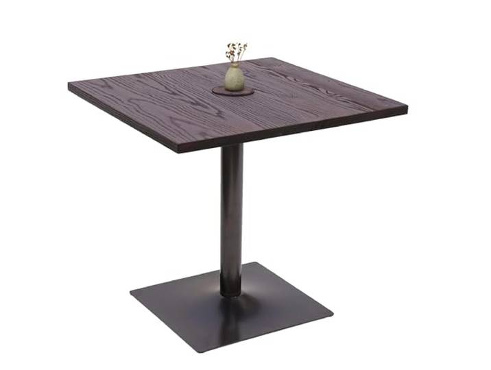 Mendler Bistrotisch HWC-H10 75x80x80cm Holz - Dunkelbraun