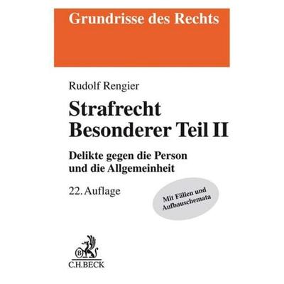 Strafrecht Besonderer Teil II, Taschenbuch von Rudolf Rengier, C.H. Beck