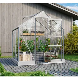 Vitavia Aktionsangebot (inkl. 100 Euro Zubehör): Gewächshaus "Eris" 2500,alu eloxiert,2,5 m2