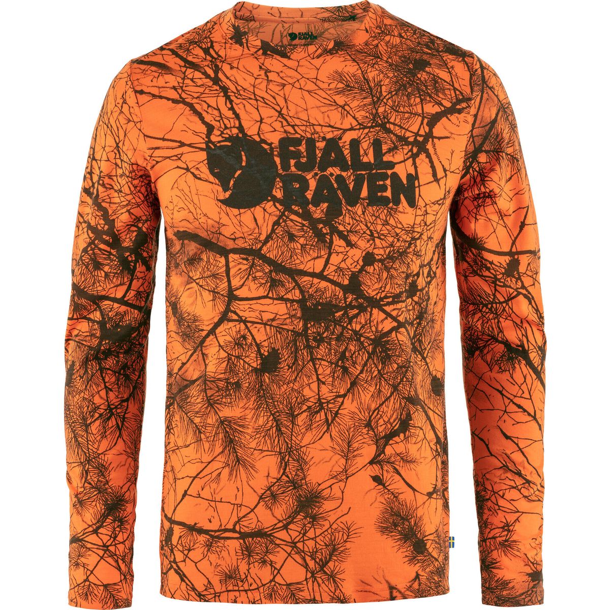 Fjällräven Värmland Wool LS M orange multi camo (261) M F86673-261-M
