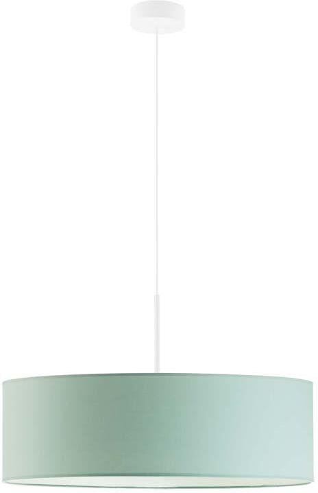 17 Stories Aubrionna 4 - Light Drum Pendant Mint/White