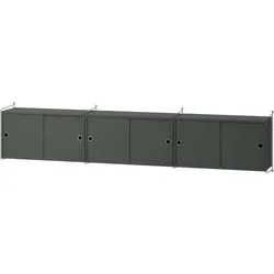 Sideboard wandhängend Dunkelgrau Dunkelgrau