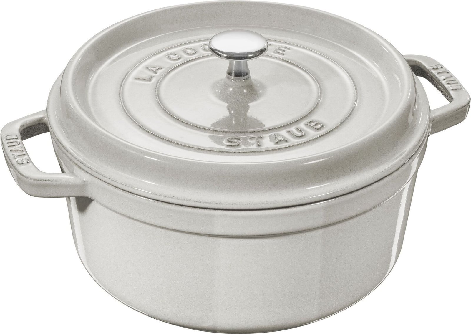 Staub Cocotte Rond White Truffle 24cm