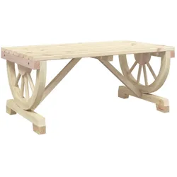 vidaXL, Gartenbeistelltisch + Gartenservierwagen, Nadonella