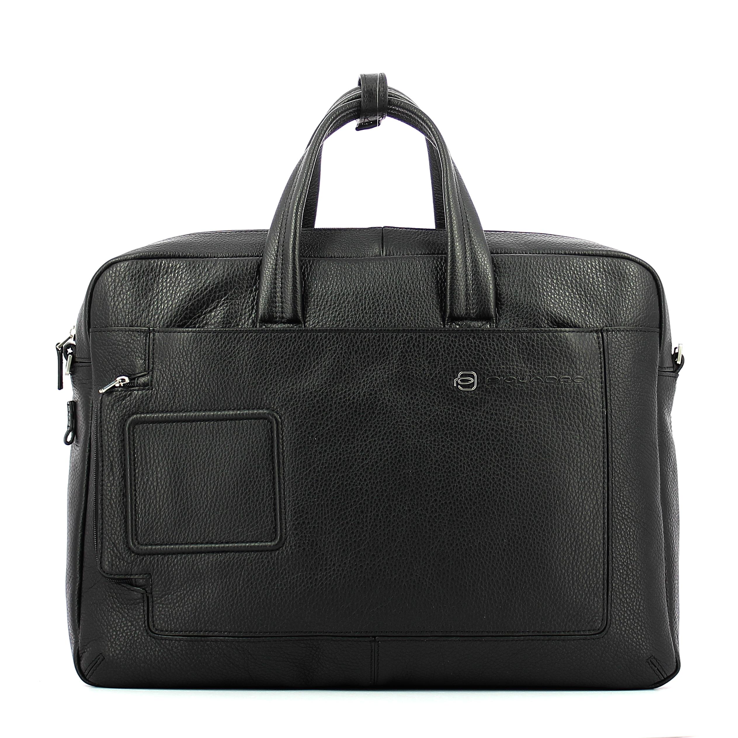 Dubbele handgreep laptoptas Vibe 15.6 Piquadro NERO