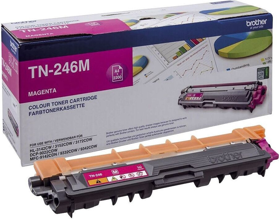 Brother TN-246M tonercartridge, magenta
