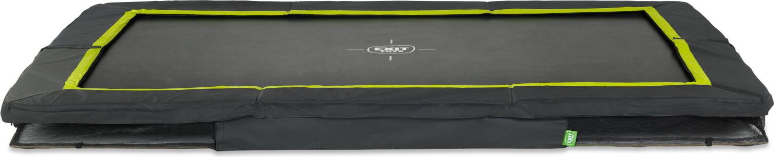 EXIT Silhouette Sporttrampolin 214x305cm, Bodentrampolin, Rechteckig, für Kinder, Schwarz