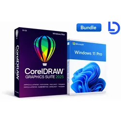 CorelDRAW Graphics Suite 2025 + Windows 11 Pro Bundle | Dauerlizenzen