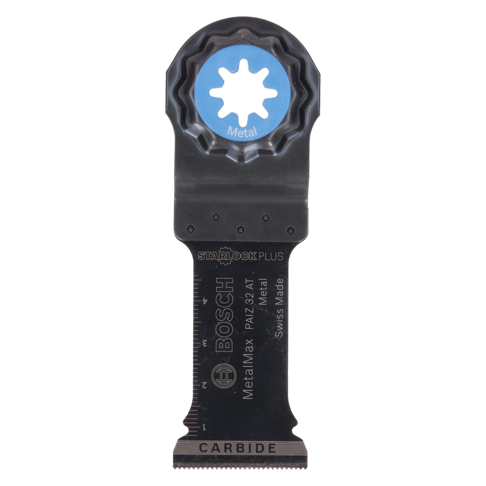 Bosch Zubehör Starlock Carbide Tauchsägeblatt PAIZ 32 AT Metal, 50 x 32 mm (2609256D53)