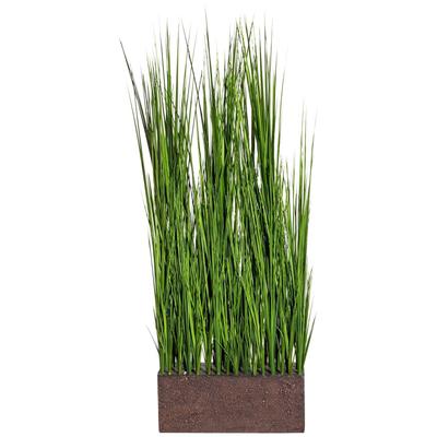 Kunstgras CREATIV GREEN "Gras Raumteiler", grün, B:30cm H:85cm T:10cm, Kunststoff, Kunstpflanzen