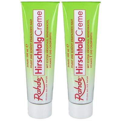 Rohde Hirschtalgcreme Tube 2x 2x100 ml