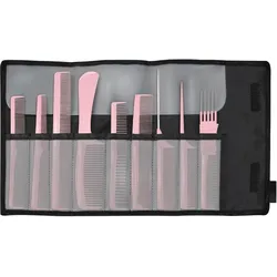 Jaguar, Haarbürste + Kamm, Kamm-Set A-Line Rosé 9tlg