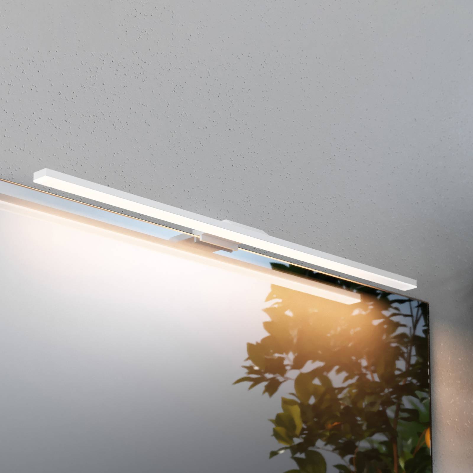 Wandlampe Triga MCJ, weiß / opal, für Badezimmer, Aluminium, Modern, Wandleuchte, Wandlampe Bad